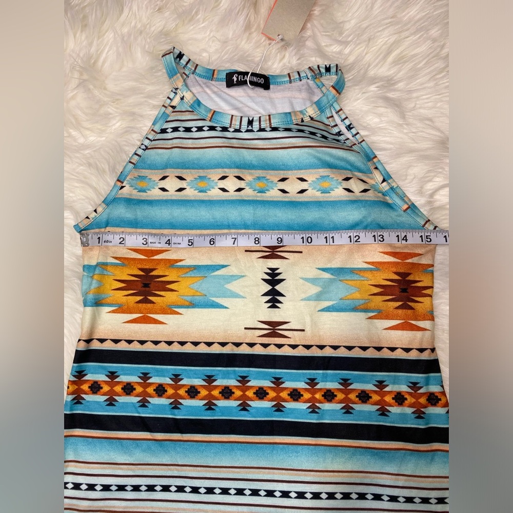 Aztec Print Top - Picture 4 of 7